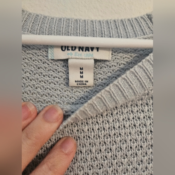 Light Blue Knit Sweater - Picture 2 of 2